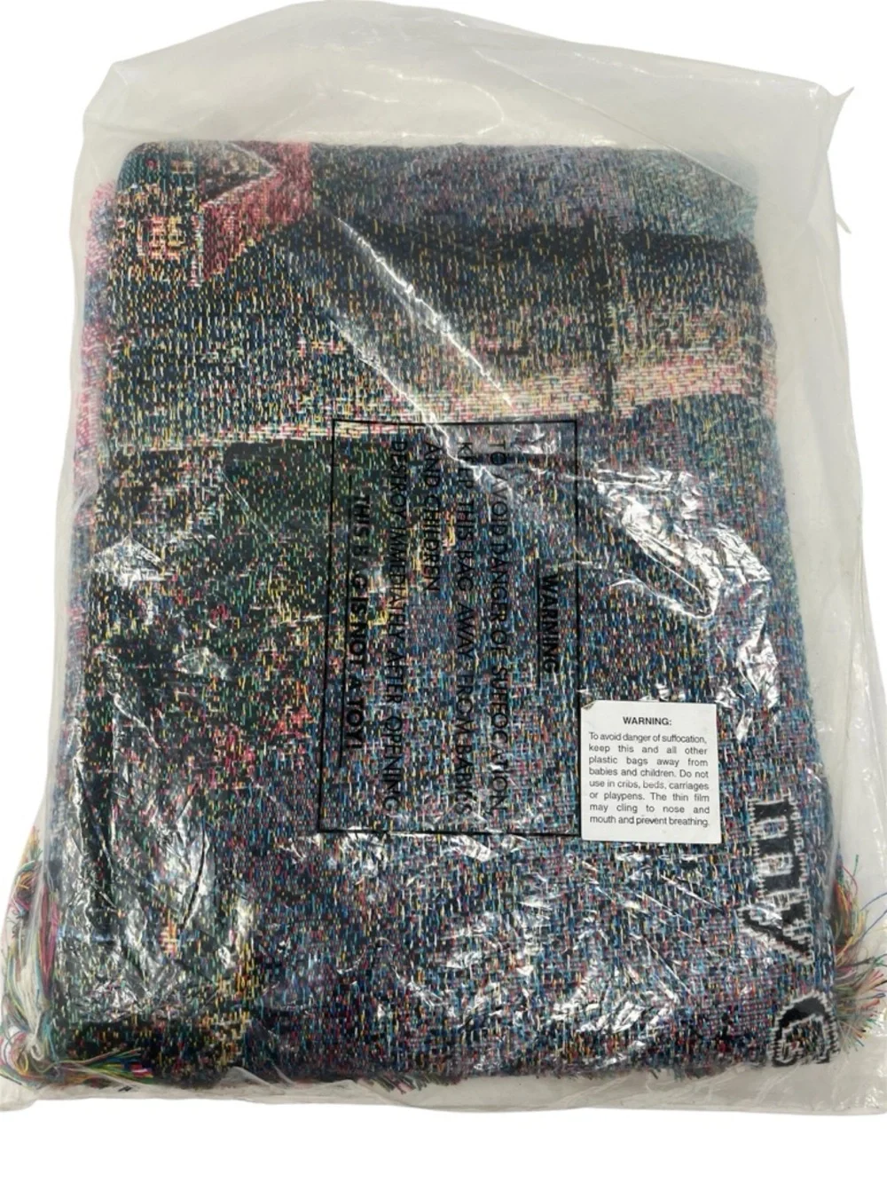 Thomas Kinkade Painter of Light Conquering Storms Lighthouse Blanket Throw 50 60